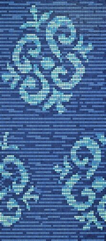 Плитка Bisazza Ginseng Blue 06001522Vl 291x129 4мм Плитка Bisazza Ginseng Blue 06001522Vl 291x129 4мм