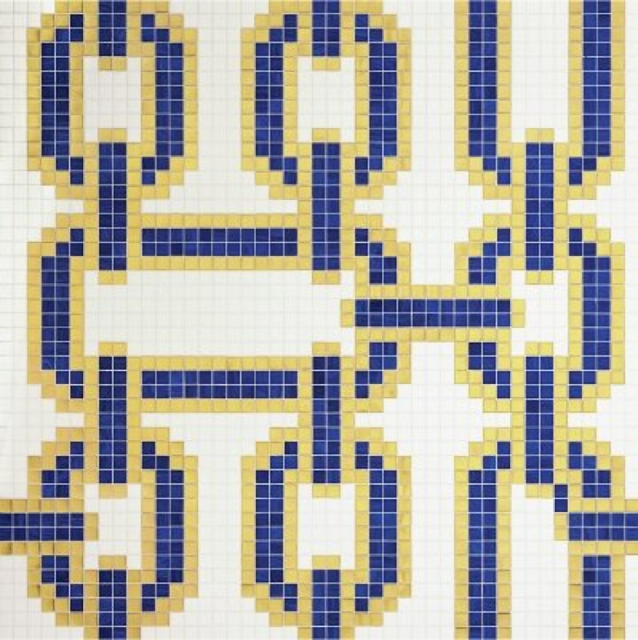 Плитка Bisazza Chains Blue 06001342Vl 97x97 4мм Плитка Bisazza Chains Blue 06001342Vl 97x97 4мм