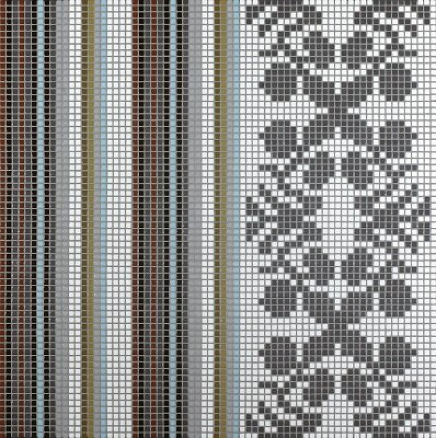 Плитка Bisazza Wallpaper Grey 06004557Sl 88x88 4мм Плитка Bisazza Wallpaper Grey 06004557Sl 88x88 4мм