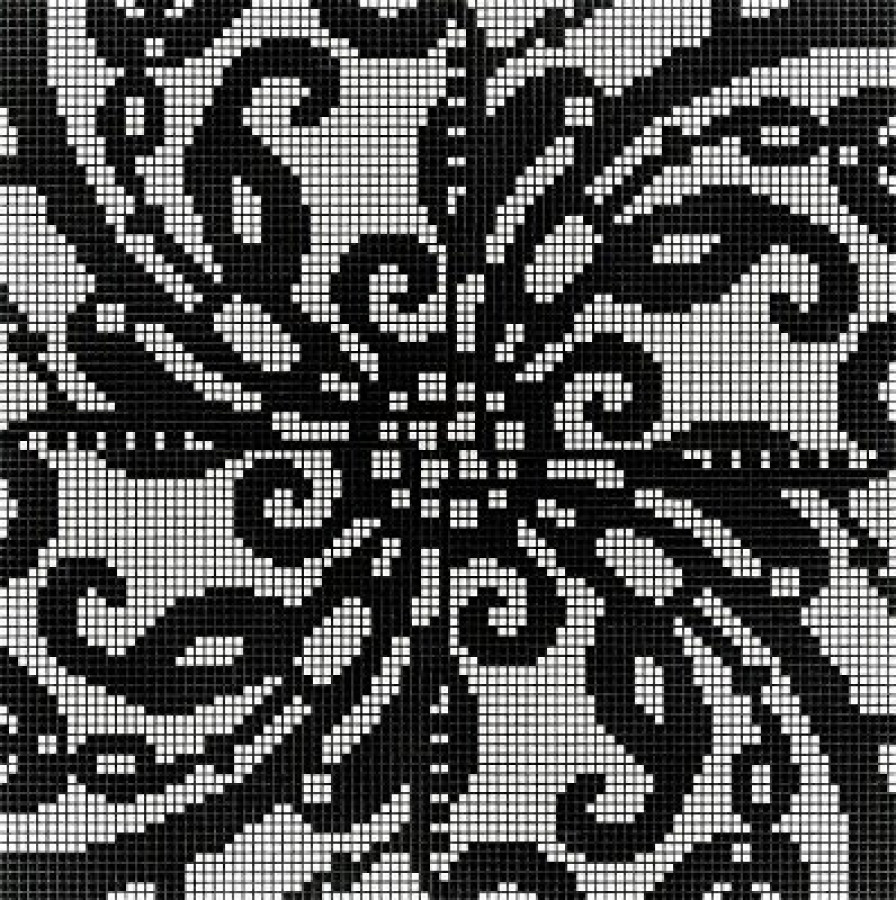 Плитка Bisazza Embroidery Black 06004531Sl 117x59 4мм Плитка Bisazza Embroidery Black 06004531Sl 117x59 4мм