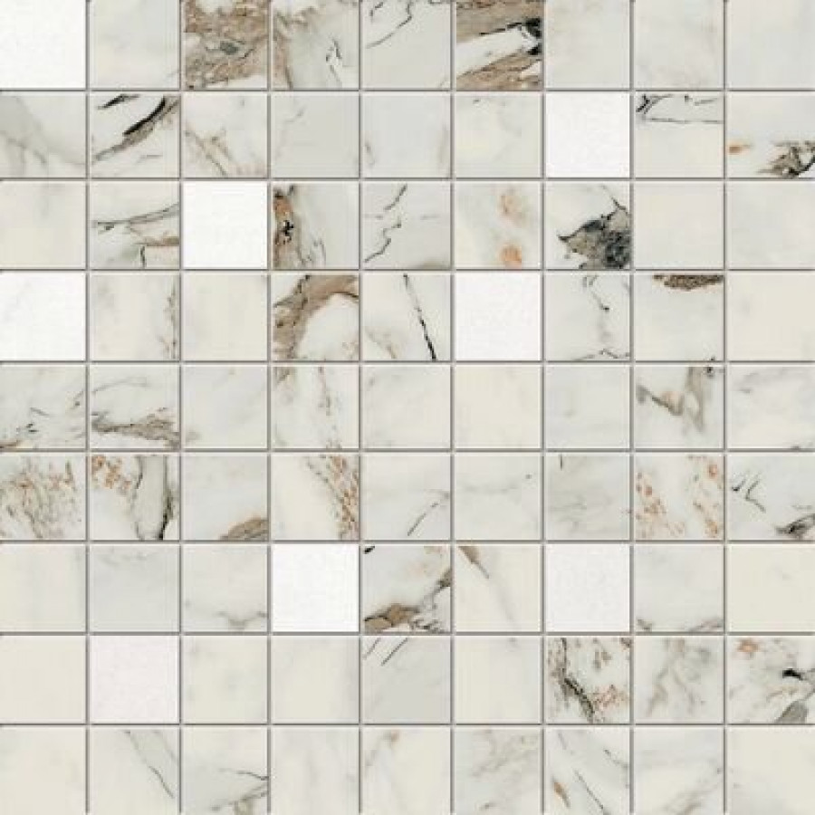Мозаика Атлас Конкорд Allure Capraia Mosaic Аллюр Капрайя 600110000912 белый мрамор 32x32 9мм Мозаика Атлас Конкорд Allure Capraia Mosaic Аллюр Капрайя 600110000912 белый мрамор 32x32 9мм