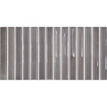 Плитка DNA Tiles Flash Bars Cool Grey 133476 глянцевая, 3d темно-серый, серый однотонная 25x13 Плитка DNA Tiles Flash Bars Cool Grey 133476 глянцевая, 3d темно-серый, серый однотонная 25x13