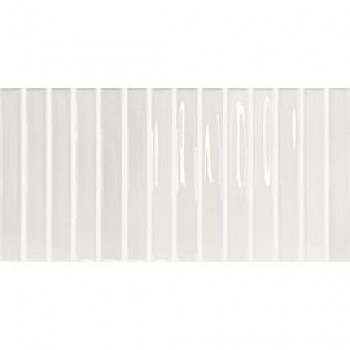 Плитка DNA Tiles Flash Bars White 133469 глянцевая, 3d белый однотонная 25x13 Плитка DNA Tiles Flash Bars White 133469 глянцевая, 3d белый однотонная 25x13
