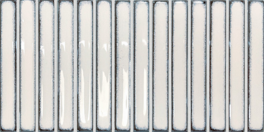 Плитка DNA Tiles Osaka Bars White 133478 глянцевая, 3d белый однотонная, краска, штукатурка 25x13 Плитка DNA Tiles Osaka Bars White 133478 глянцевая, 3d белый однотонная, краска, штукатурка 25x13