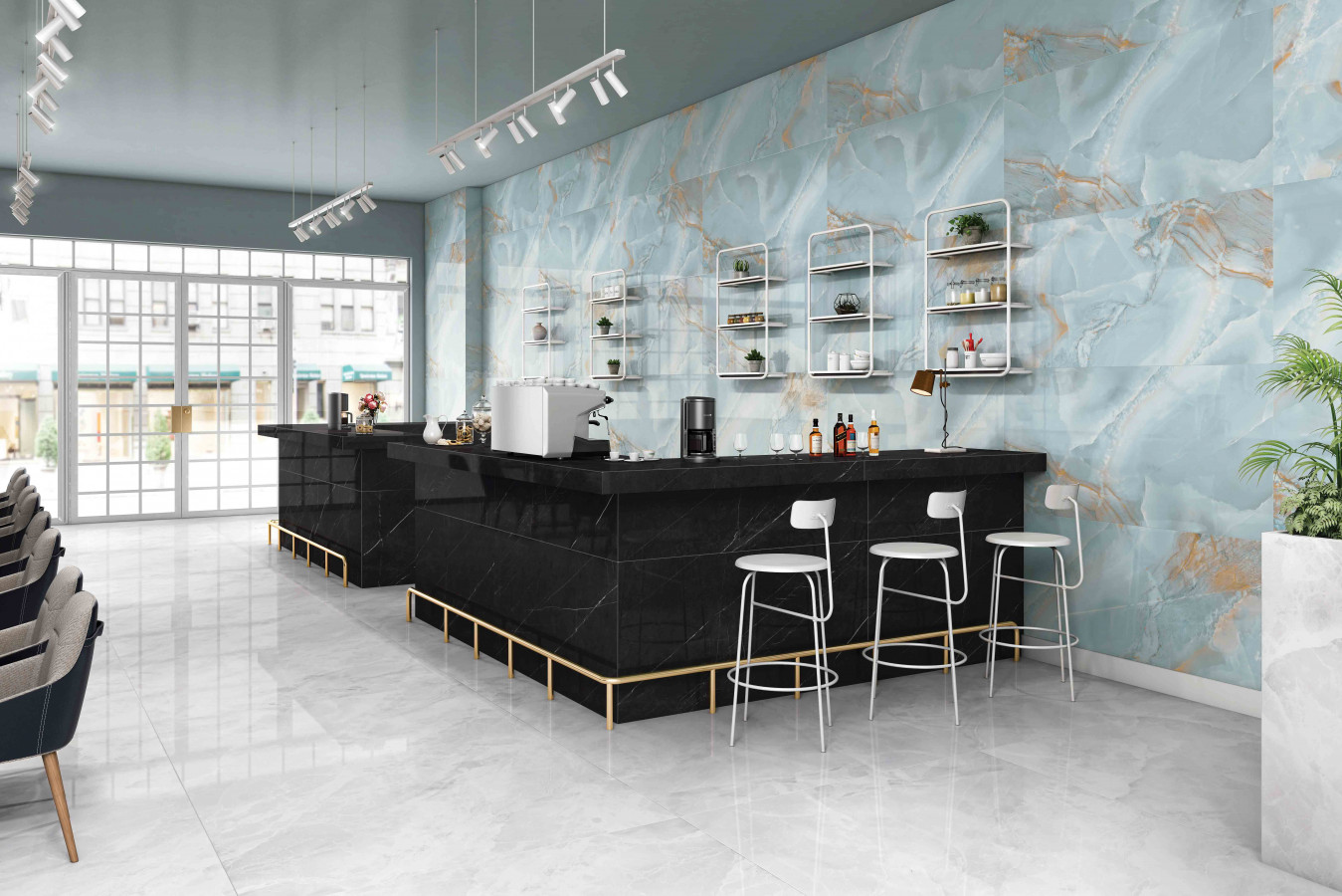 Керамогранит Carrara Elite MPL-055335 160x80 9мм глянцевая Creto Керамогранит Carrara Elite MPL-055335 160x80 9мм глянцевая Creto