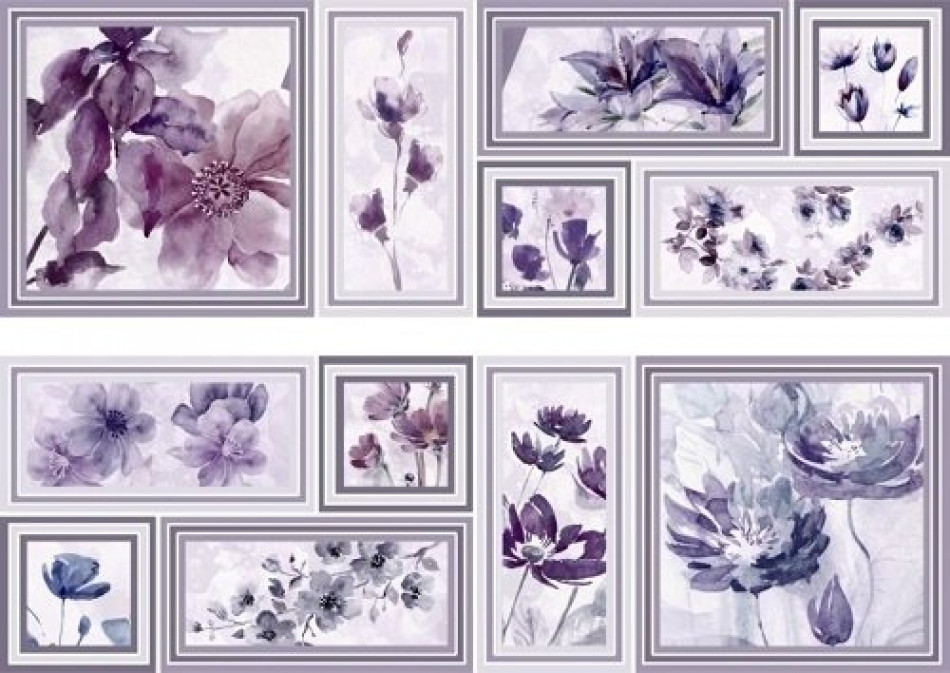 Керамический декор MLL000011 Decor Memories Lila-2 75x50 для стен глянцевая Mallol Керамический декор MLL000011 Decor Memories Lila-2 75x50 для стен глянцевая Mallol