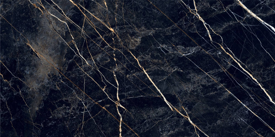 Керамогранит 120x60 Namibia Black PR211 мрамор черный полированная 9мм Primavera Керамогранит 120x60 Namibia Black PR211 мрамор черный полированная 9мм Primavera