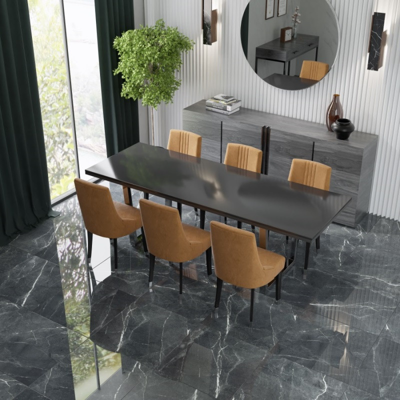 Керамогранит 60x60 Perfect Nero GR109 чёрный глянцевая 8мм Primavera Керамогранит 60x60 Perfect Nero GR109 чёрный глянцевая 8мм Primavera