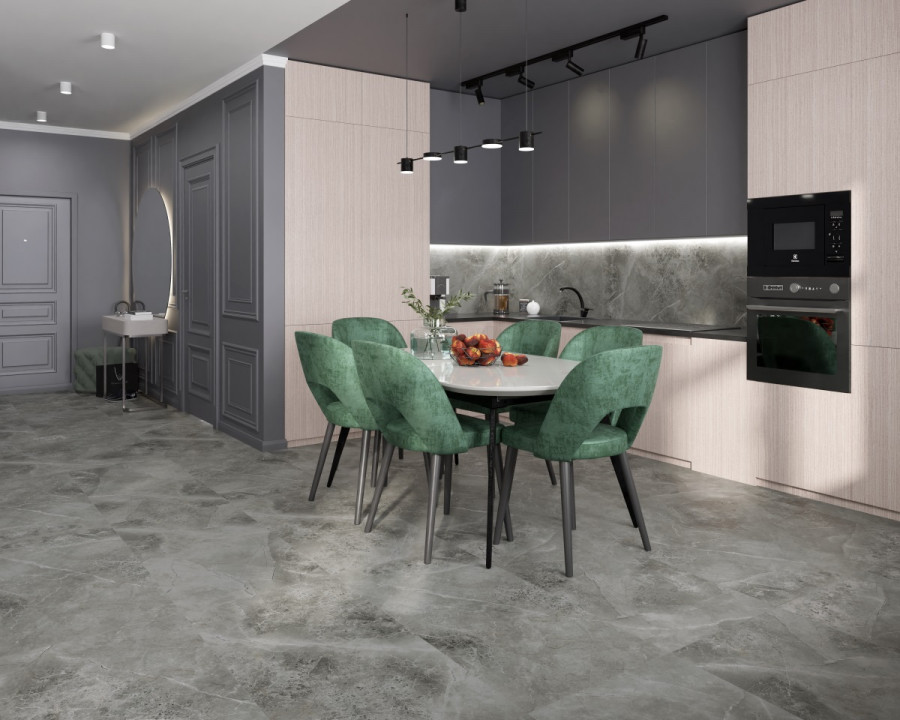 Керамогранит 120x60 Romero Grey CR232 камень серый карвинг 9мм Primavera Керамогранит 120x60 Romero Grey CR232 камень серый карвинг 9мм Primavera