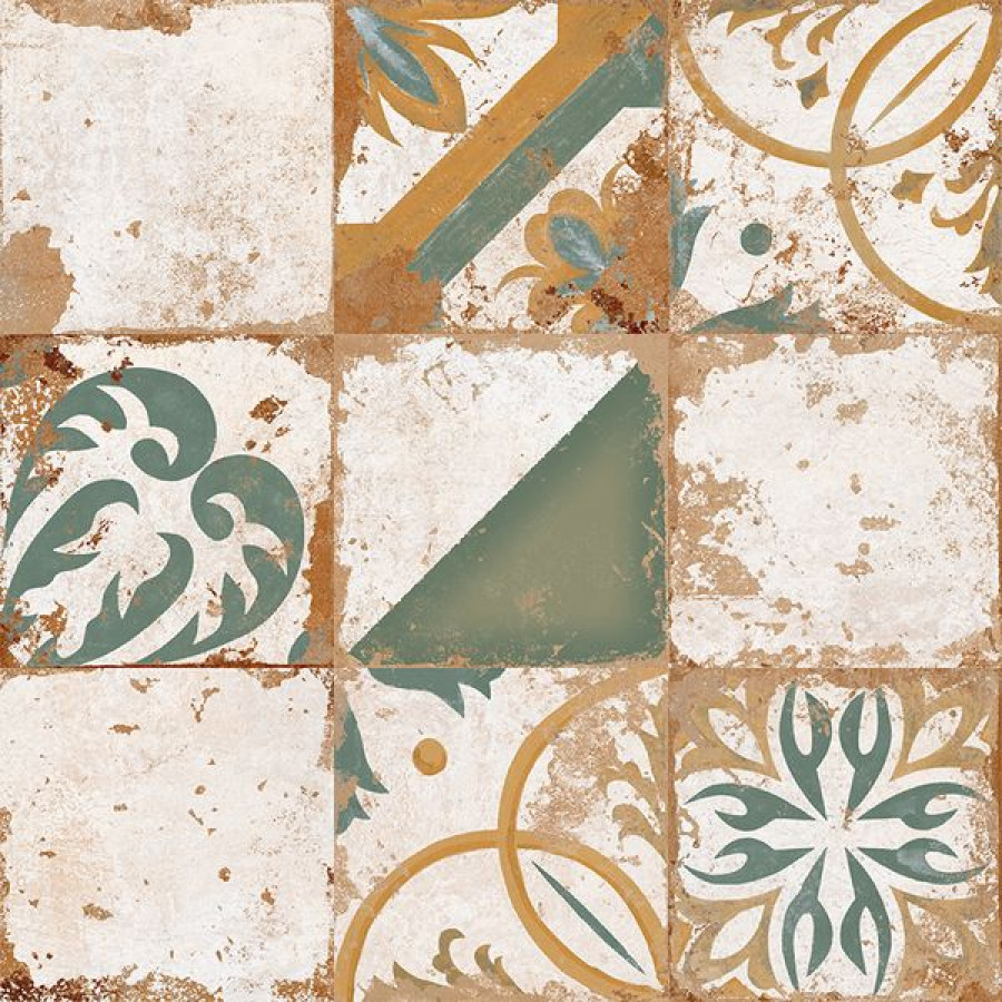 Керамогранит универсальная Memory Verde матовая мультиколор 58x58 10.0мм El Molino Керамогранит универсальная Memory Verde матовая мультиколор 58x58 10.0мм El Molino