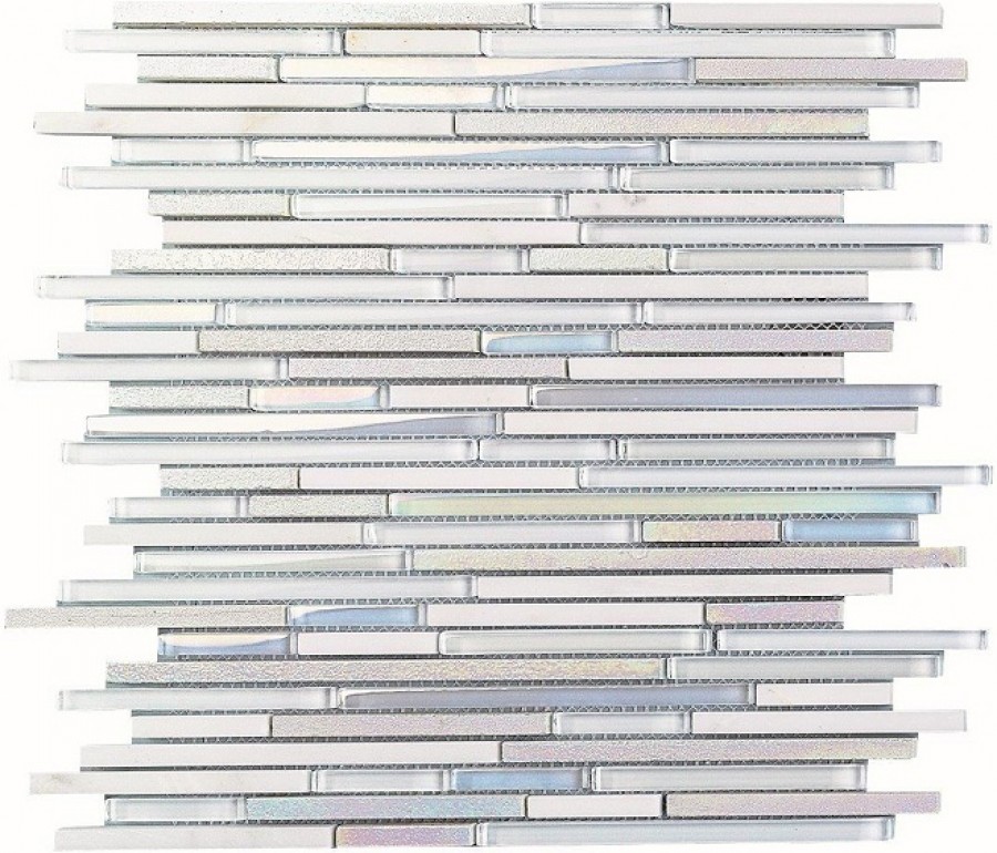 Мозаика 31x30 Pandora глянцевый под камень белый 8мм 186727 Dune Мозаика 31x30 Pandora глянцевый под камень белый 8мм 186727 Dune