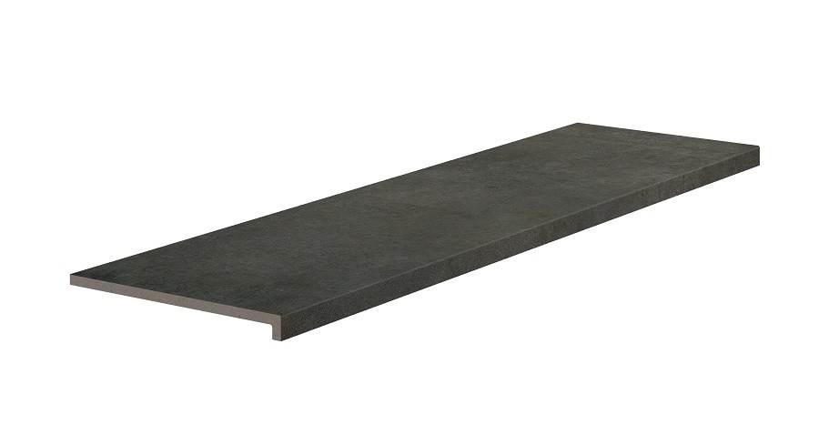Ступень керамогранит Exagres 120x33 12мм Cosmos Steel 601 Прямоугольная Peldano Recto R9 противоскользящая серый Ступень керамогранит Exagres 120x33 12мм Cosmos Steel 601 Прямоугольная Peldano Recto R9 противоскользящая серый