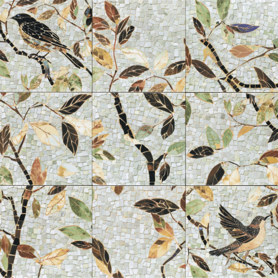 Керамогранит универсальная Decor Tiffany матовая белый 20x20 7.5мм Mainzu Керамогранит универсальная Decor Tiffany матовая белый 20x20 7.5мм Mainzu