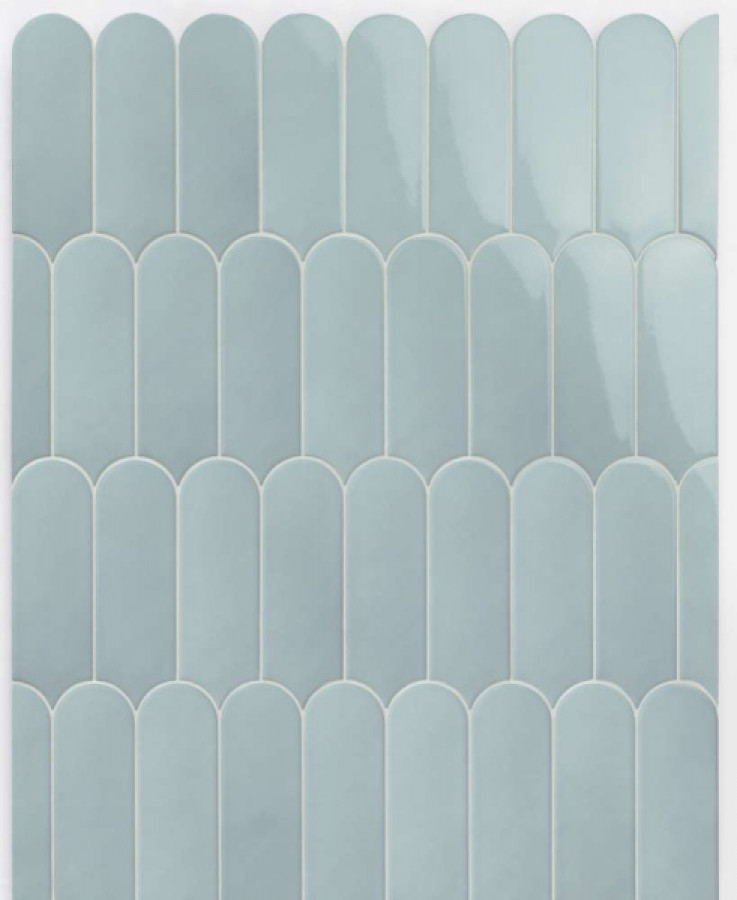 Плитка настенная Fan Mix Acqua глянцевая синий 20x7 9.0мм Natucer Плитка настенная Fan Mix Acqua глянцевая синий 20x7 9.0мм Natucer