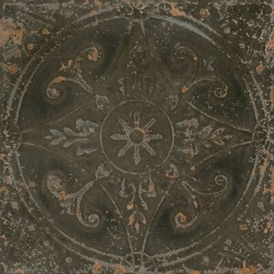 Плитка Peronda 33x33 Fs Saja-N 20086 с рельефом черный металл Плитка Peronda 33x33 Fs Saja-N 20086 с рельефом черный металл