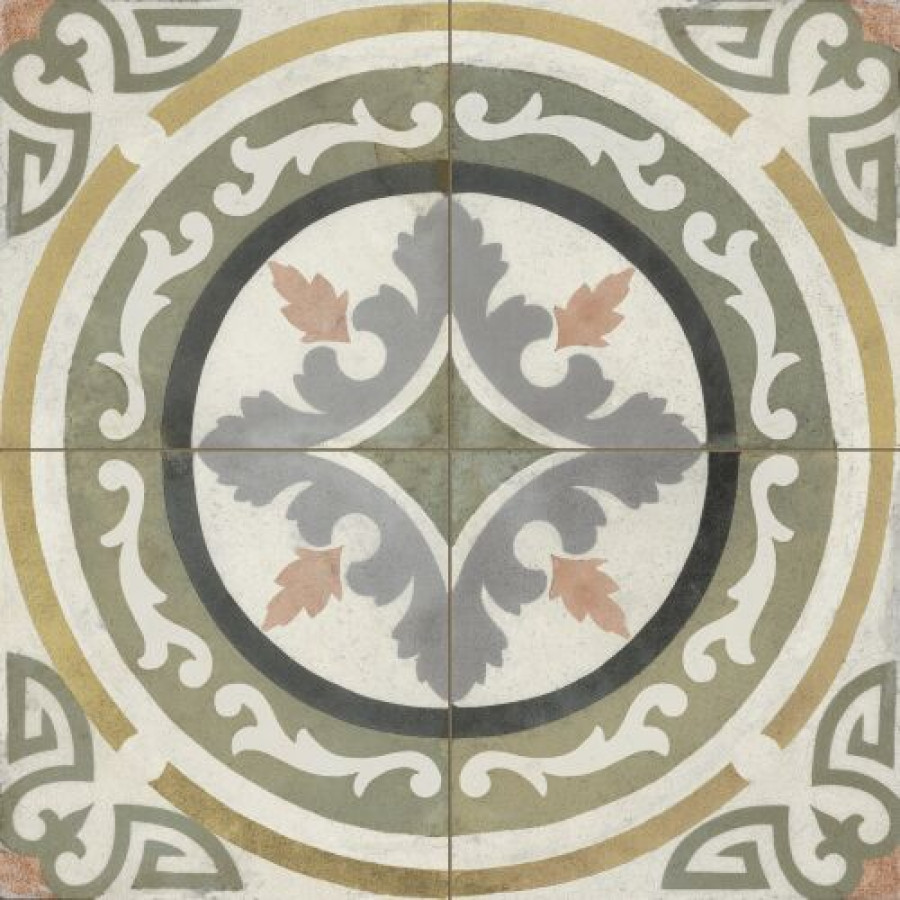 Плитка Peronda 45x45 Fs Barna Gracia 37763 матовая белый, мультиколор с рисунком Плитка Peronda 45x45 Fs Barna Gracia 37763 матовая белый, мультиколор с рисунком