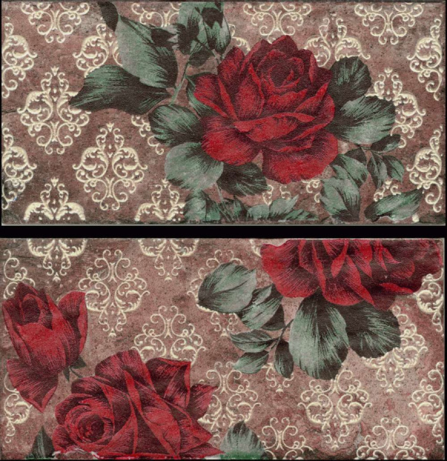 Керамогранит универсальная Inserto Vintage Roses Old Chicago матовая мультиколор 20x10 10.5мм Serenissima Cir Керамогранит универсальная Inserto Vintage Roses Old Chicago матовая мультиколор 20x10 10.5мм Serenissima Cir