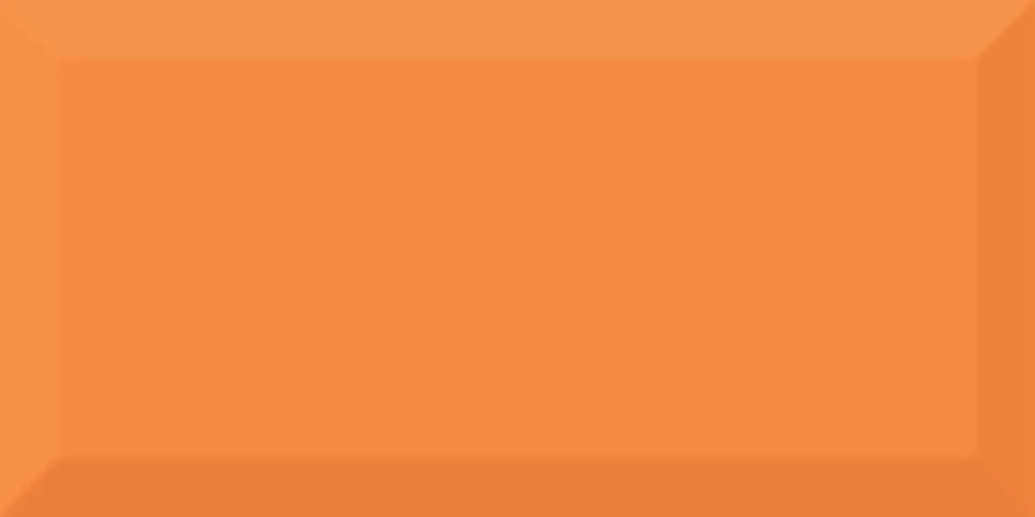 Плитка настенная Monocolor Biselado Naranja Brillo 10x20 Absolut Keramika Плитка настенная Monocolor Biselado Naranja Brillo 10x20 Absolut Keramika