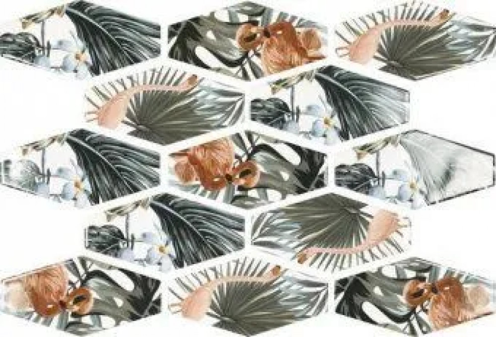 Плитка настенная Harlequin Curazao White Mix 10x20 APE Плитка настенная Harlequin Curazao White Mix 10x20 APE