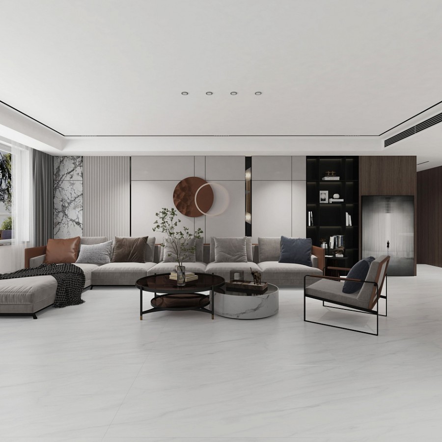 Керамогранит 120x60 Carrara полуматовая Basconi Home Керамогранит 120x60 Carrara полуматовая Basconi Home