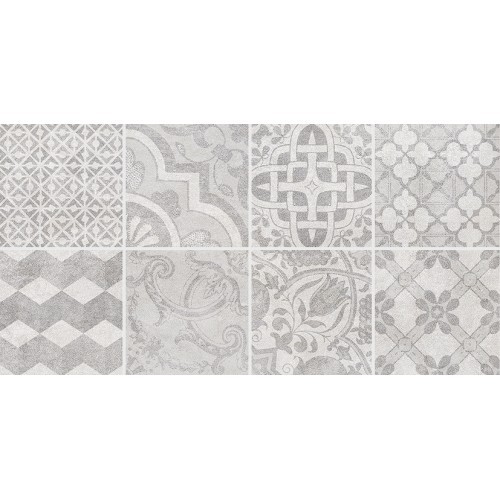 Плитка Bastion Серый Декор с пропилами мозаика серый 08-03-06-453 20х40