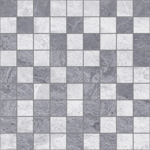Плитка Pegas Серый Мозаика 30х30 т.серый+серый