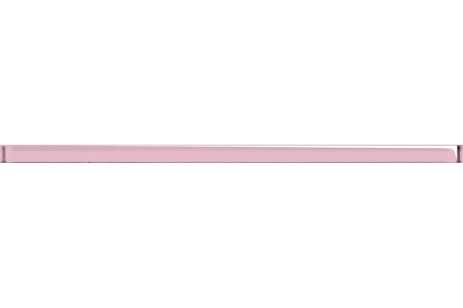 Плитка Haiku Universal Glass Спецэлемент стеклянный розовый (UG1U071) 3x75