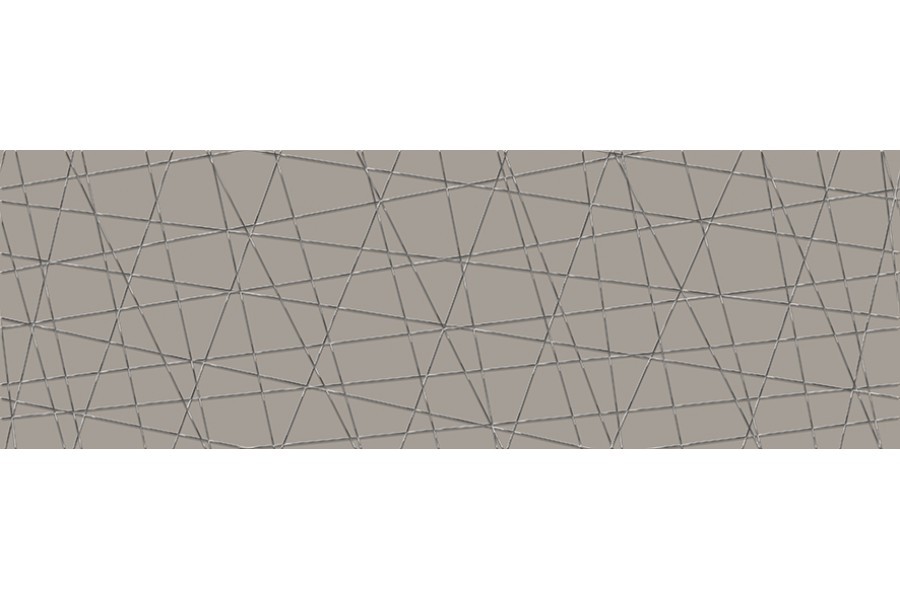 Плитка Vegas Вставка серый (VG2U091) 25x75
