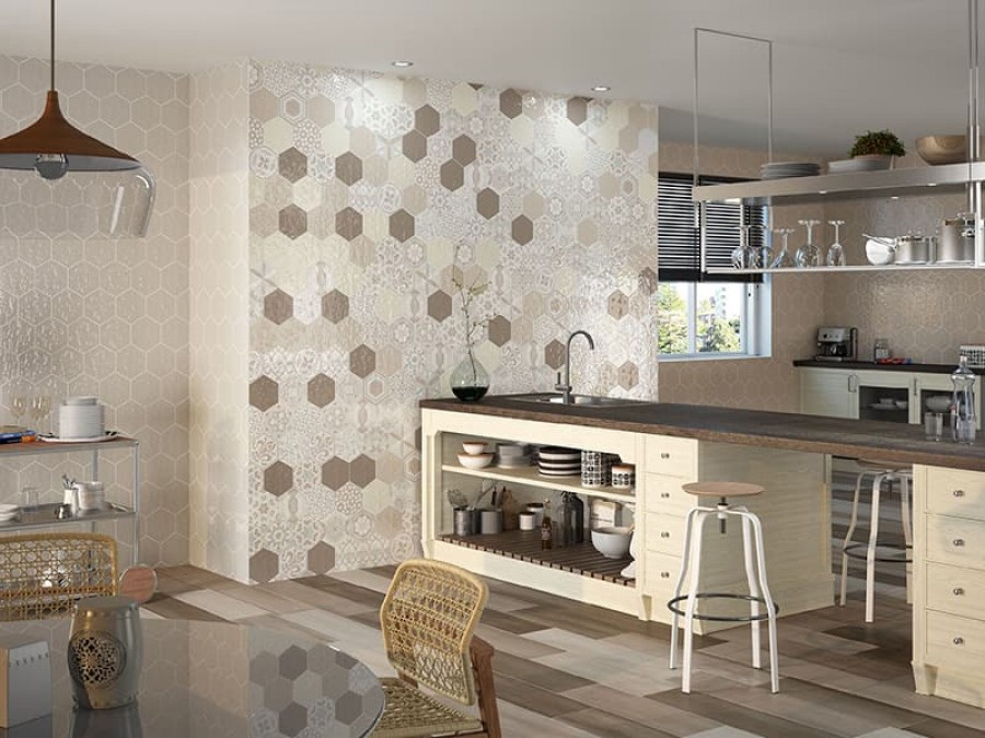 Плитка 18x18 Vodevil Mokka гладкая глянцевая коричневый Cifre Плитка 18x18 Vodevil Mokka гладкая глянцевая коричневый Cifre