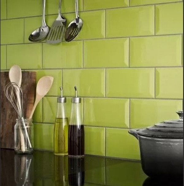 Кабанчик 20x10 Biselado Pistacho Brillo гладкая глянцевая зеленый Dar Ceramics Кабанчик 20x10 Biselado Pistacho Brillo гладкая глянцевая зеленый Dar Ceramics