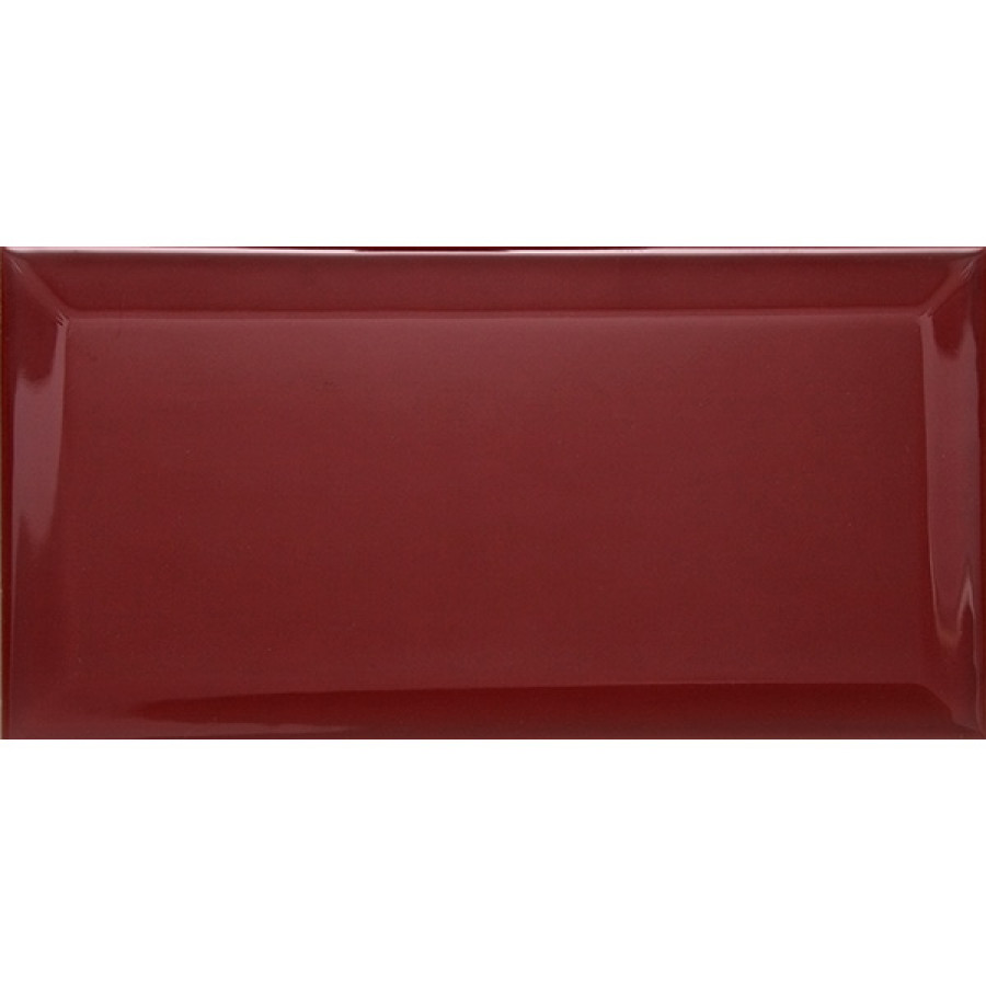 Кабанчик 15x8 Biselado Burdeos Brillo гладкая глянцевая красный Dar Ceramics Кабанчик 15x8 Biselado Burdeos Brillo гладкая глянцевая красный Dar Ceramics