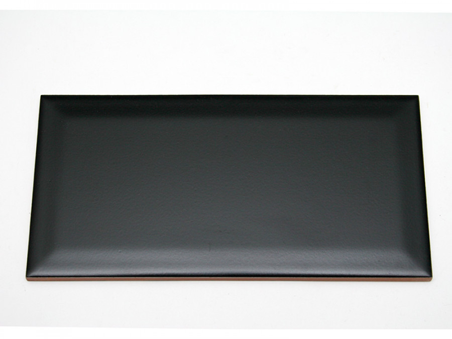 Кабанчик 15x8 Biselado Negro Mate гладкая матовая черный Dar Ceramics Кабанчик 15x8 Biselado Negro Mate гладкая матовая черный Dar Ceramics