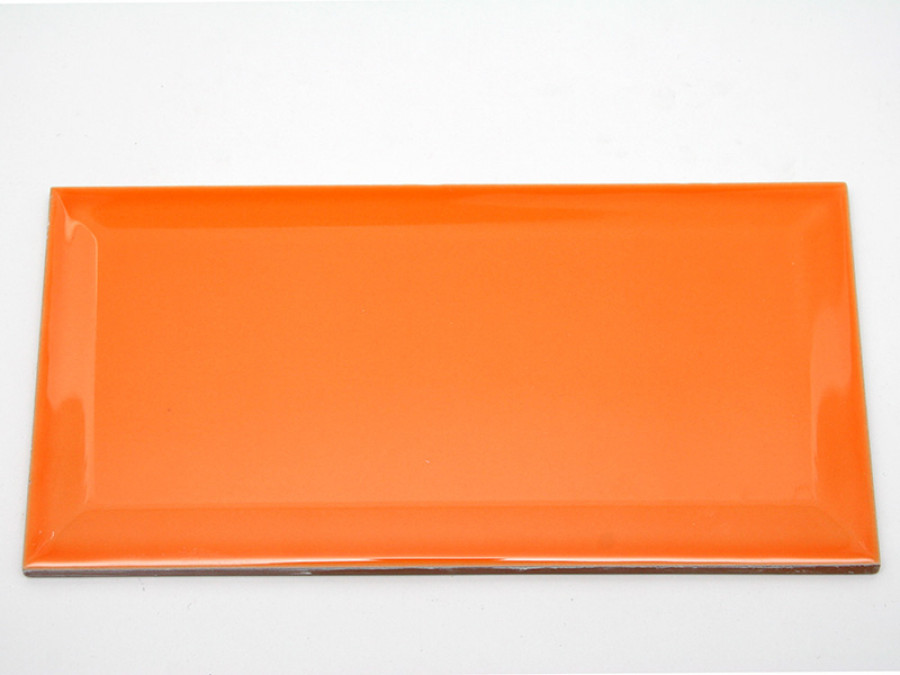 Кабанчик 15x8 Biselado Naranja Brillo гладкая глянцевая оранжевый Dar Ceramics Кабанчик 15x8 Biselado Naranja Brillo гладкая глянцевая оранжевый Dar Ceramics