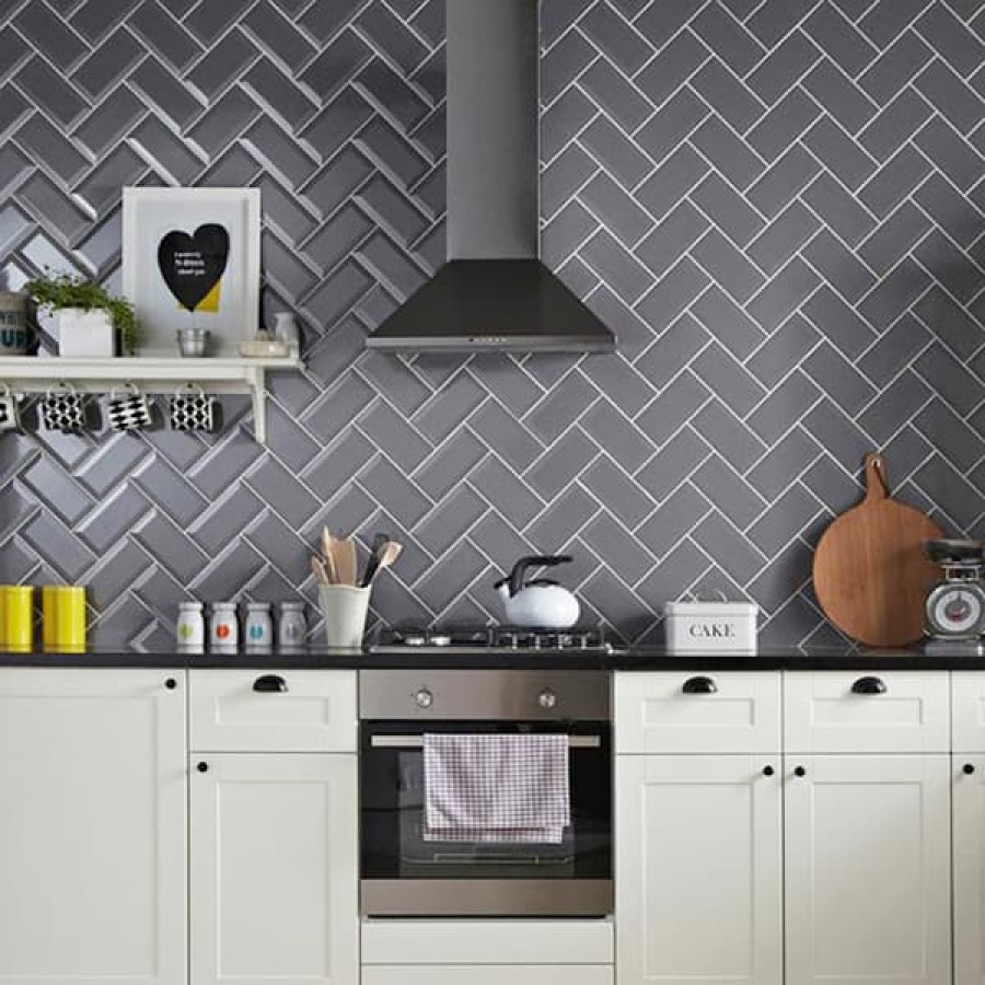 Кабанчик 30x10 Biselado Marengo Brillo гладкая глянцевая серый Dar Ceramics Кабанчик 30x10 Biselado Marengo Brillo гладкая глянцевая серый Dar Ceramics