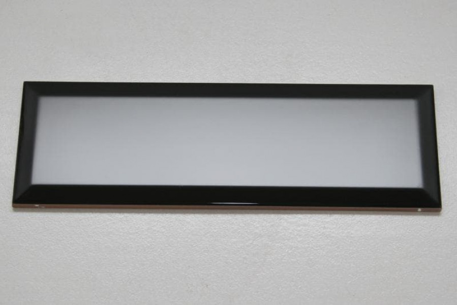 Кабанчик 30x10 Biselado Negro Mate гладкая матовая черный Dar Ceramics Кабанчик 30x10 Biselado Negro Mate гладкая матовая черный Dar Ceramics