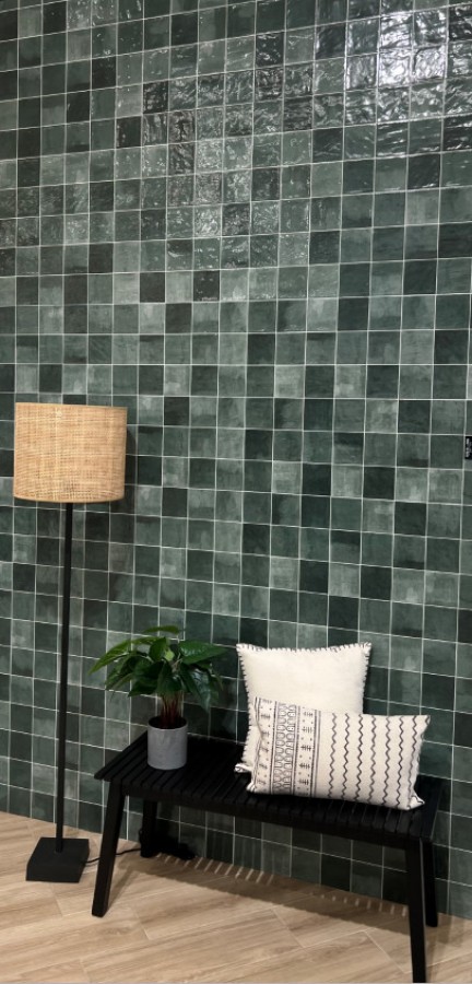 Плитка настенная 60x31 Пул зеленая глянцевая Ecoceramic Плитка настенная 60x31 Пул зеленая глянцевая Ecoceramic