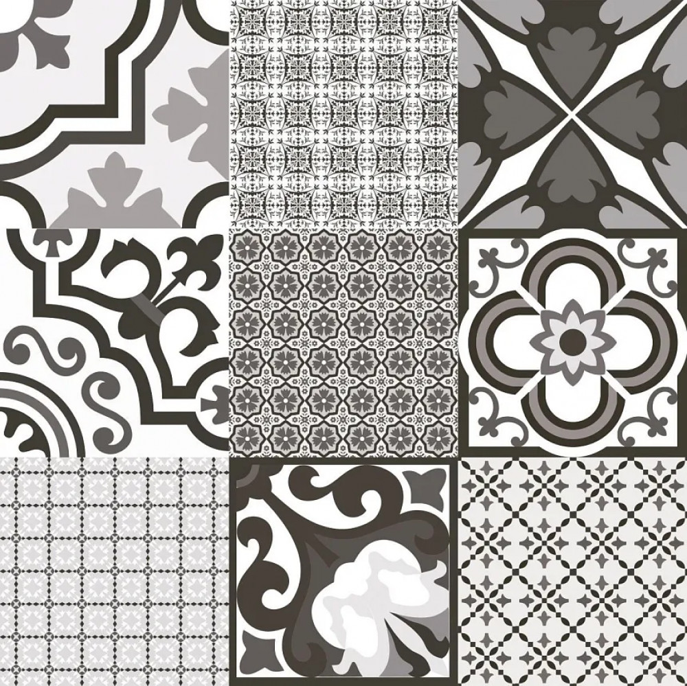 Керамогранит Logos Negro Satin 58x58 El Molino Керамогранит Logos Negro Satin 58x58 El Molino