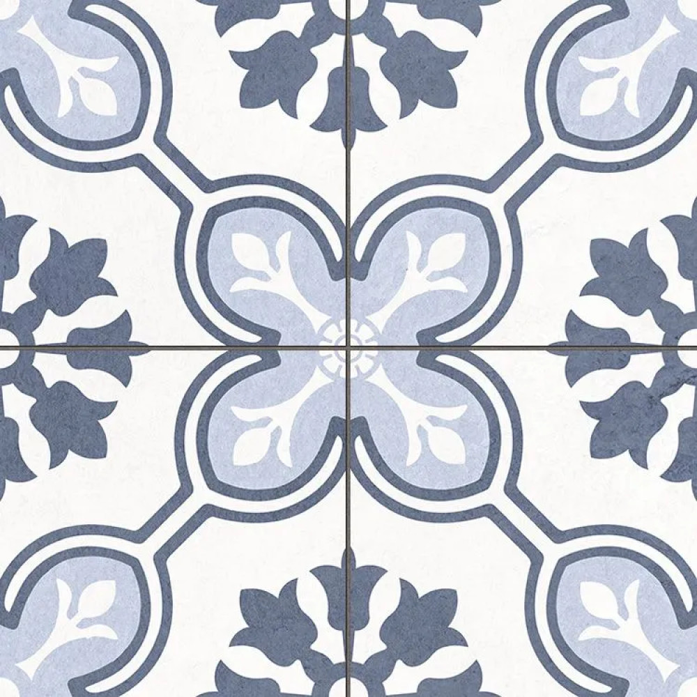 Керамогранит Chateau Blue Pre-Cut 45x45 Etili Seramik Керамогранит Chateau Blue Pre-Cut 45x45 Etili Seramik