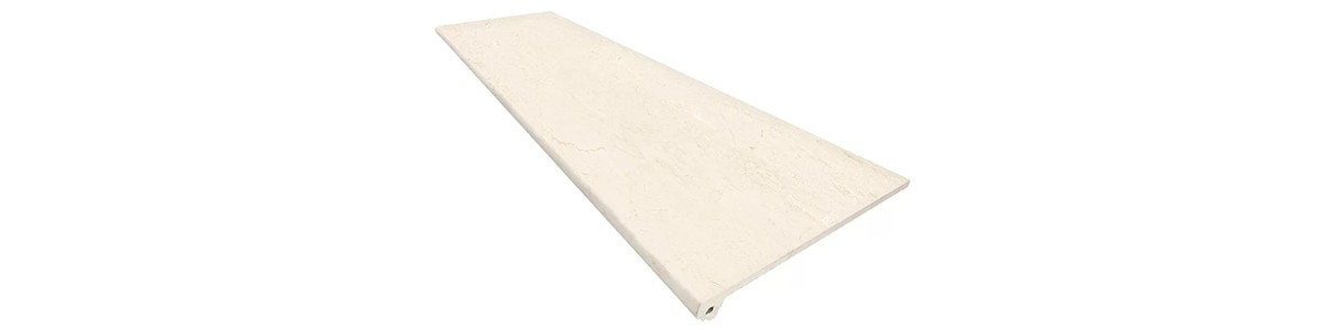 Плитка Exagres ступень фронтальная 120x33 Marbles C 1 Fior Crema Marfil матовая Плитка Exagres ступень фронтальная 120x33 Marbles C 1 Fior Crema Marfil матовая