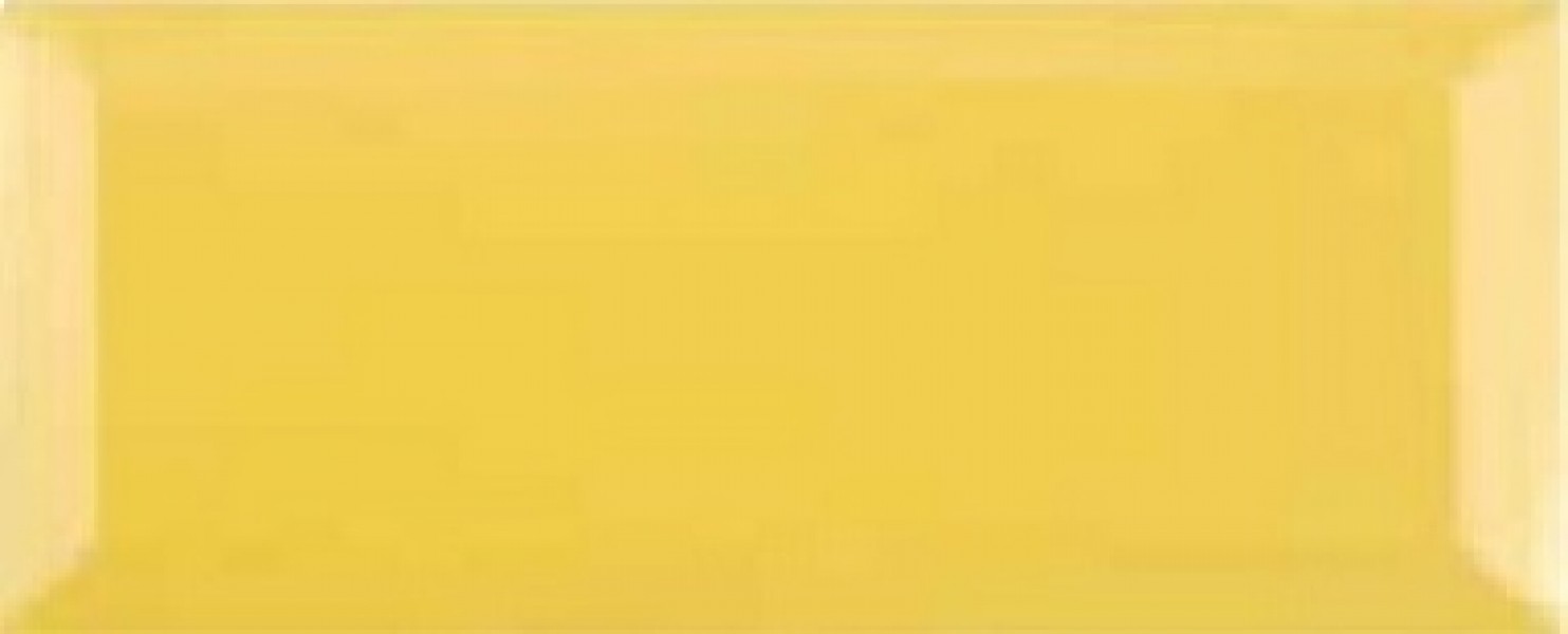 Кабанчик 20x10 Biselado Amarillo Yema гладкая глянцевая желтый Fabresa Кабанчик 20x10 Biselado Amarillo Yema гладкая глянцевая желтый Fabresa