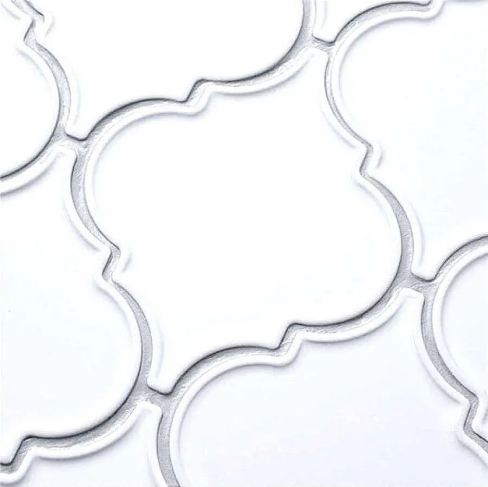 Мозаика Porcelain Arabesko Plate White 21.85x21.85 Философия Мозаики Мозаика Porcelain Arabesko Plate White 21.85x21.85 Философия Мозаики