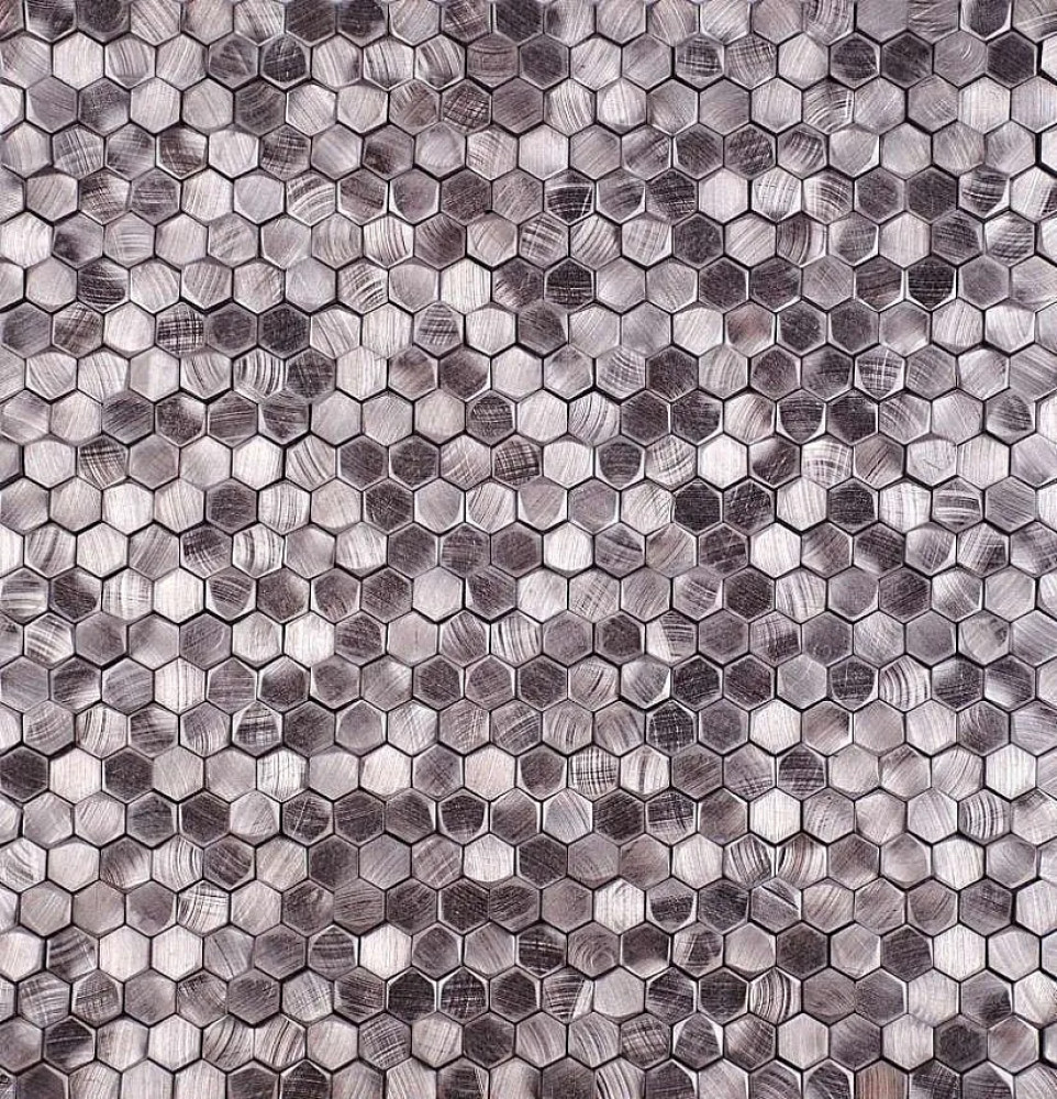 Мозаика Aluminium 3D Hexagon Rose Gold 29.8x30.8 Философия Мозаики Мозаика Aluminium 3D Hexagon Rose Gold 29.8x30.8 Философия Мозаики