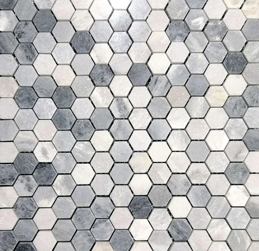 Мозаика Hexagon Jiangxi Grey 25 30.5x31 Философия Мозаики Мозаика Hexagon Jiangxi Grey 25 30.5x31 Философия Мозаики