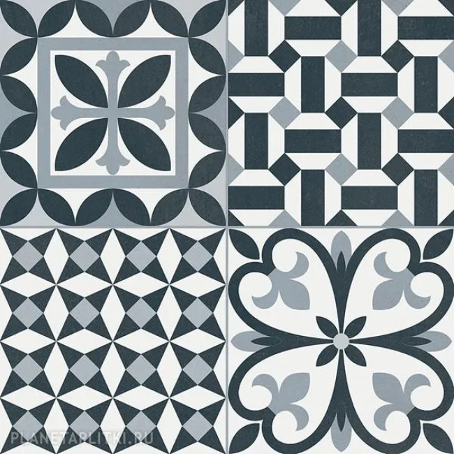 Керамогранит 33x33 8мм Heritage Black матовая Gayafores Керамогранит 33x33 8мм Heritage Black матовая Gayafores