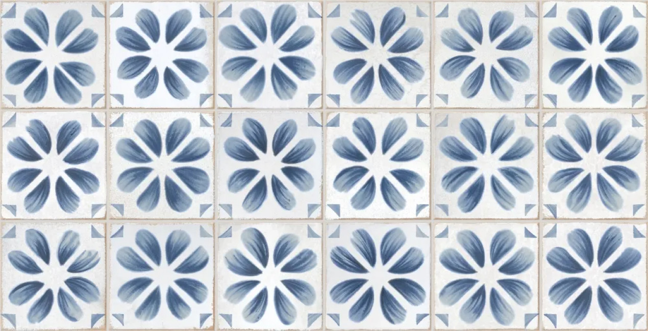 Керамогранит 63x32 9мм Deco Iris Blue глянцевая Gayafores Керамогранит 63x32 9мм Deco Iris Blue глянцевая Gayafores