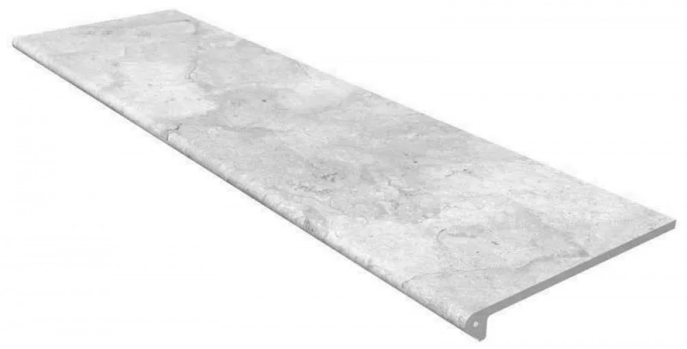 Ступень фронтальная Petra Smooth Round. Gris 33x120 Gres de Aragon Ступень фронтальная Petra Smooth Round. Gris 33x120 Gres de Aragon
