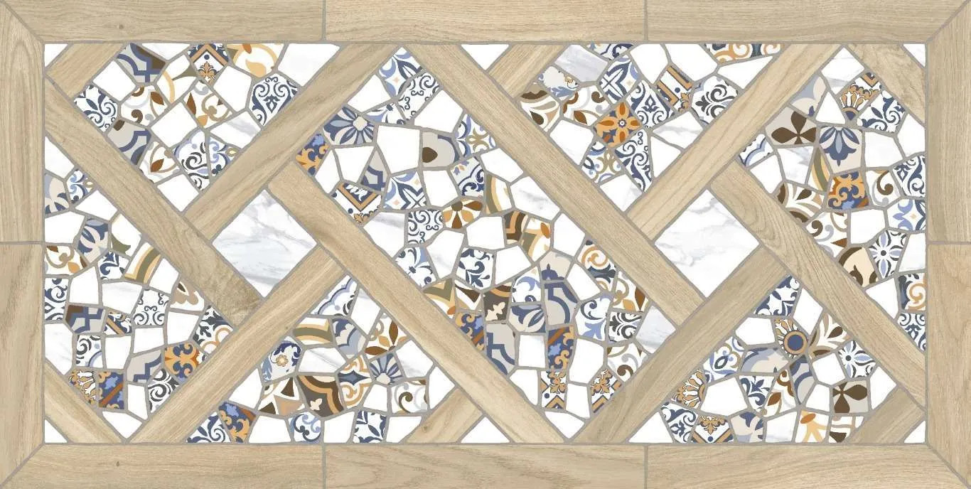 Керамогранит Trencadis Blanco 60x120 Jano Tiles Керамогранит Trencadis Blanco 60x120 Jano Tiles