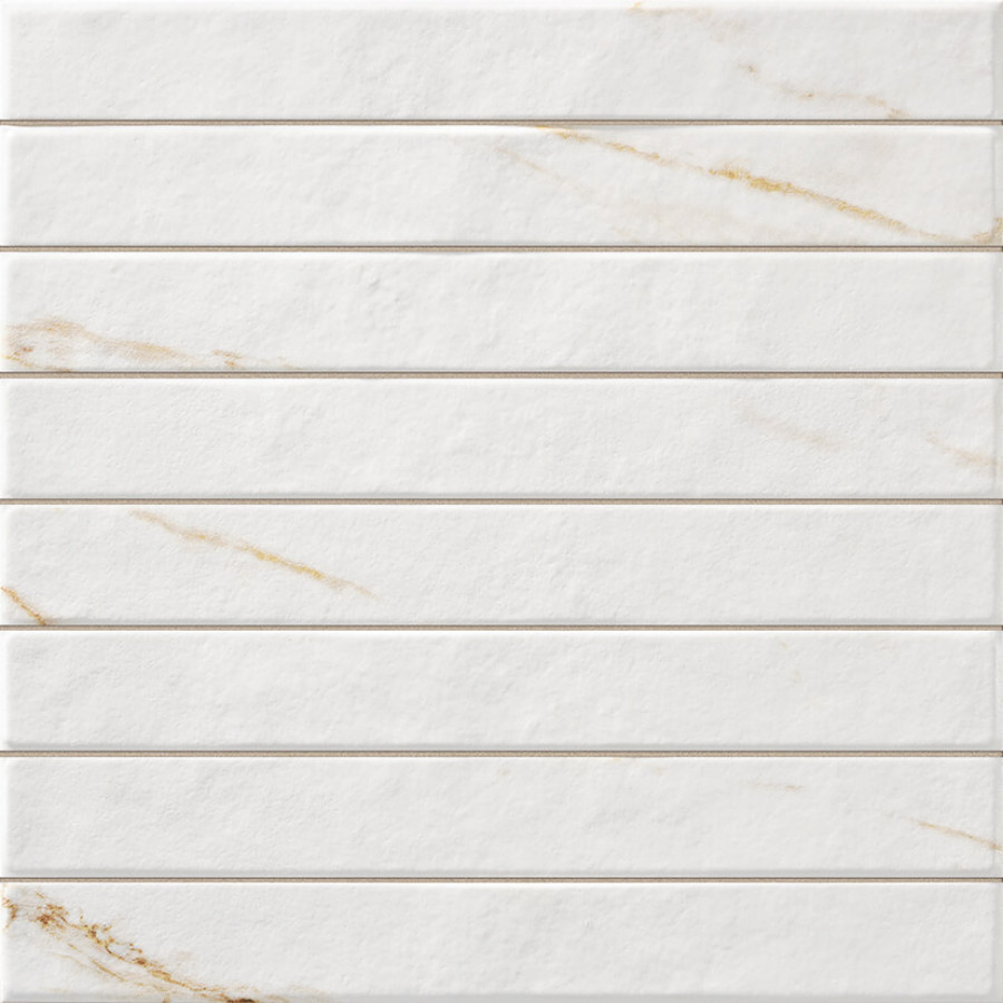 Плитка 35x35 Brick Golden матовая белый La Platera Плитка 35x35 Brick Golden матовая белый La Platera