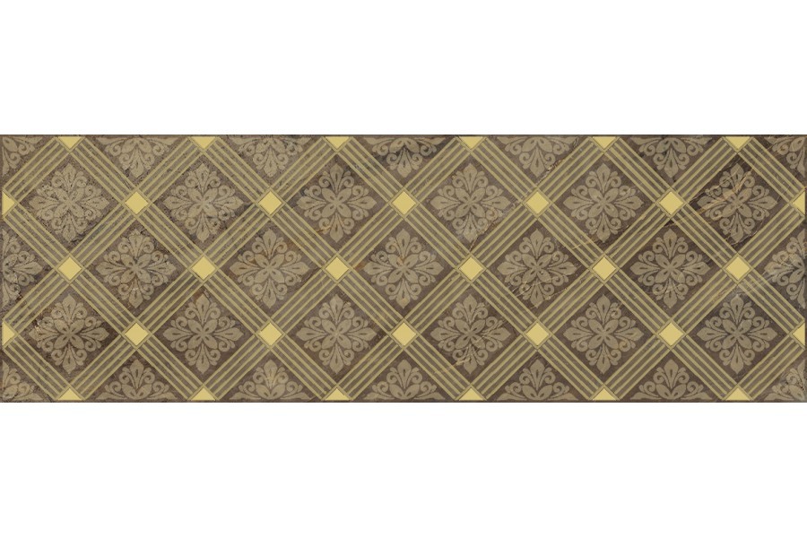 Плитка Royal Декор коричневый 20х60