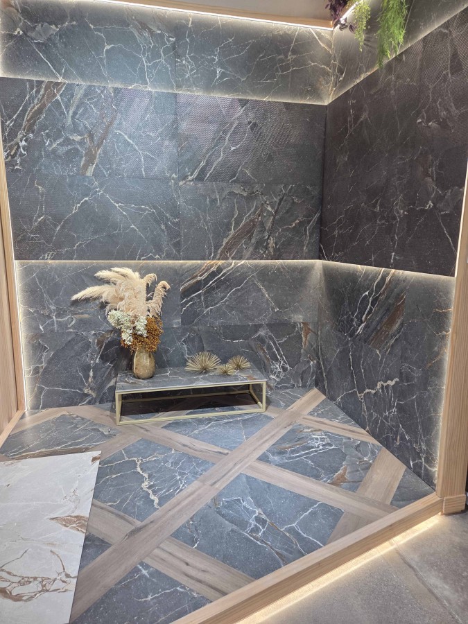 Плитка 60x60 Даск черный матовая La Platera Плитка 60x60 Даск черный матовая La Platera